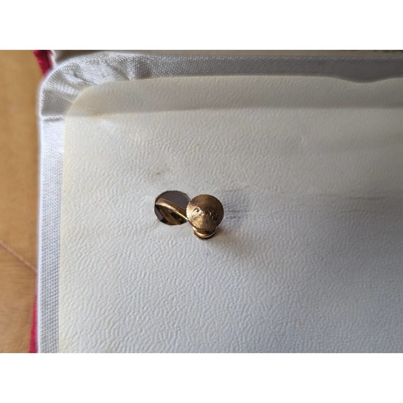 Vintage Coro Gold Tone Floral Cultured Pearl Brooch Earrings Set In The Box NOS - Picture 7 of 11